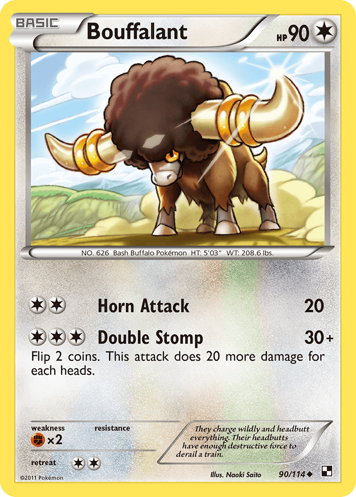 Bouffalant, kortbilde fra pokemontcg.io