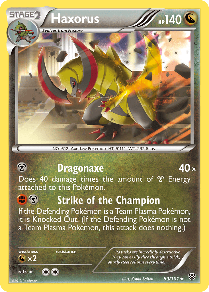 Haxorus, kortbilde fra pokemontcg.io