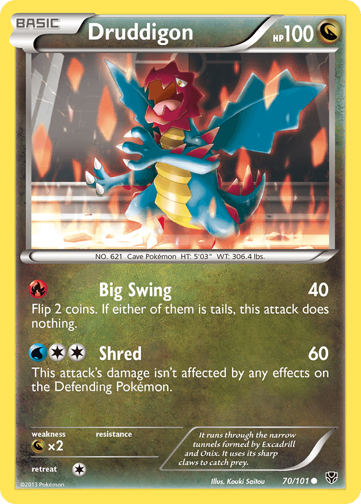 Druddigon, kortbilde fra pokemontcg.io