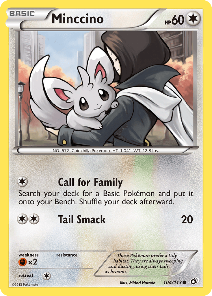 Minccino, kortbilde fra pokemontcg.io