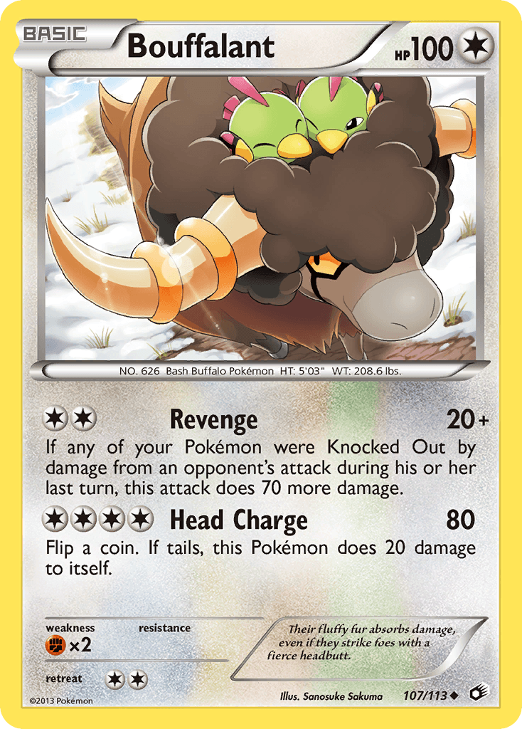 Bouffalant, kortbilde fra pokemontcg.io