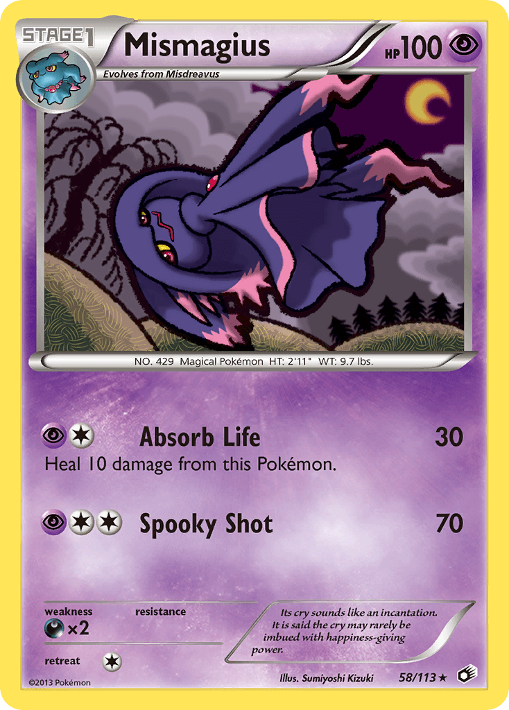 Mismagius, kortbilde fra pokemontcg.io
