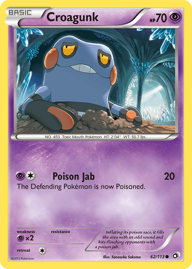 Croagunk, kortbilde fra pokemontcg.io
