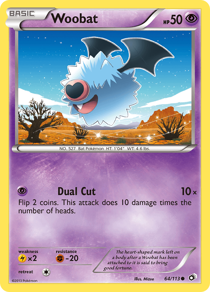Woobat, kortbilde fra pokemontcg.io
