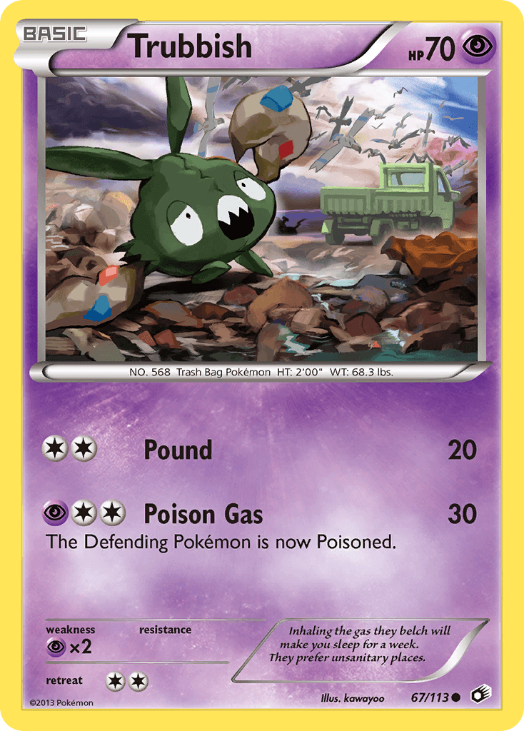Trubbish, kortbilde fra pokemontcg.io