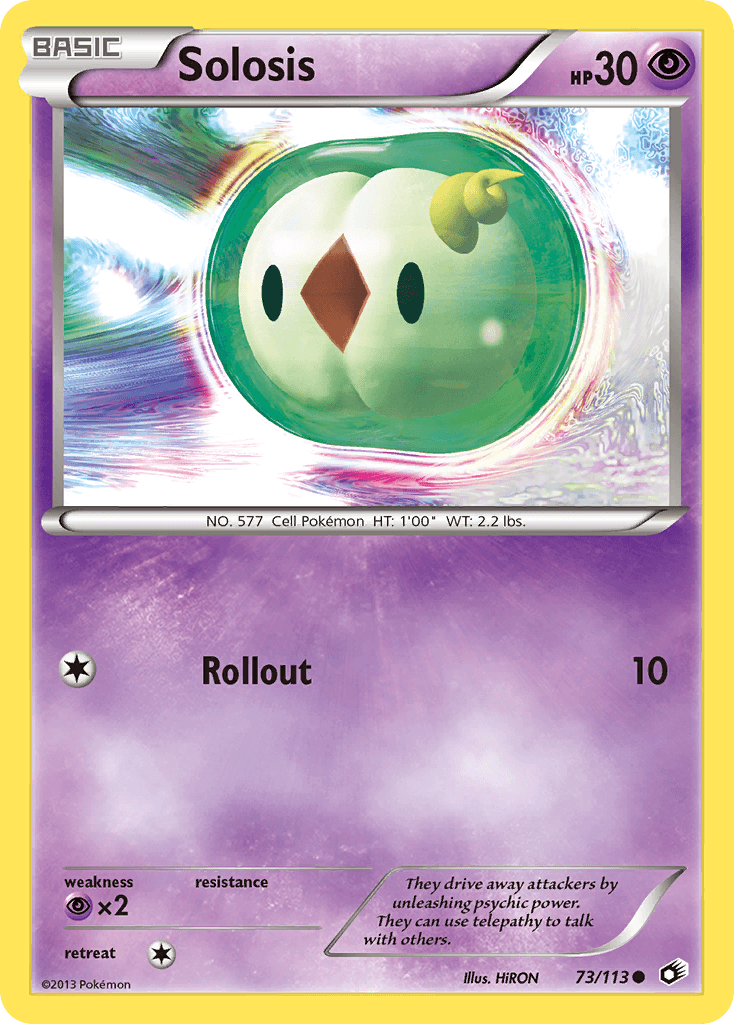 Solosis, kortbilde fra pokemontcg.io