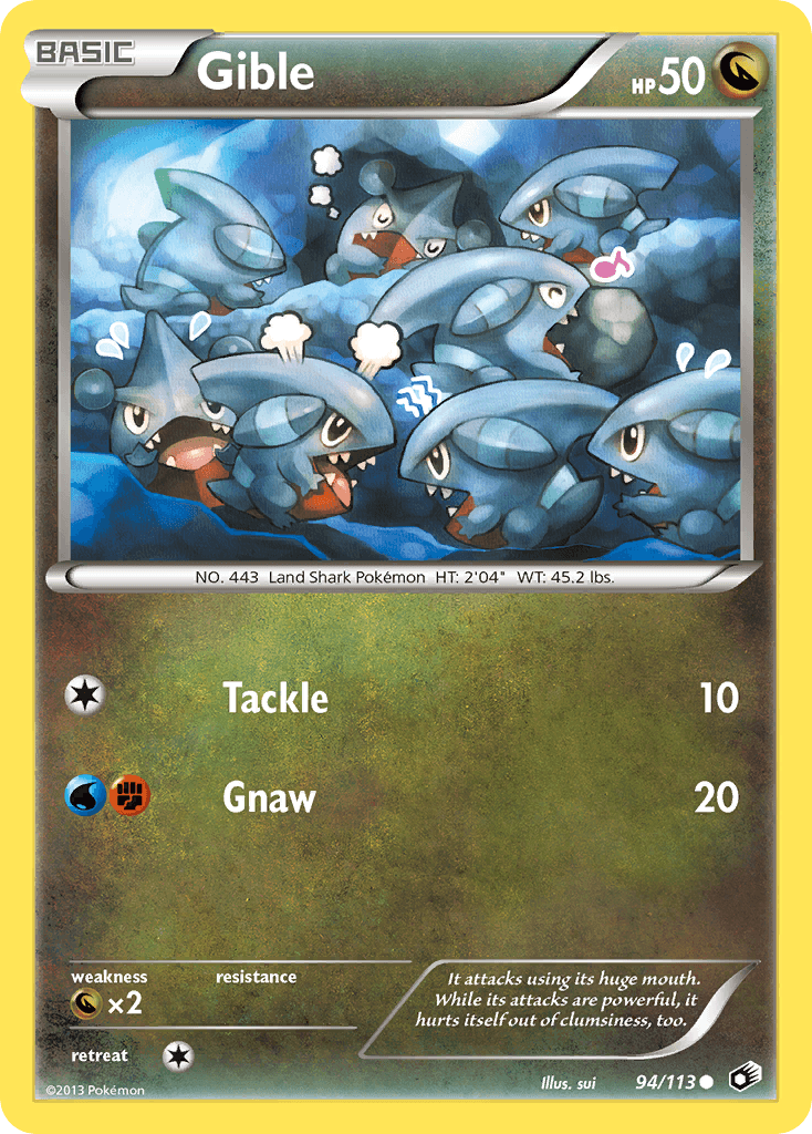 Gible, kortbilde fra pokemontcg.io