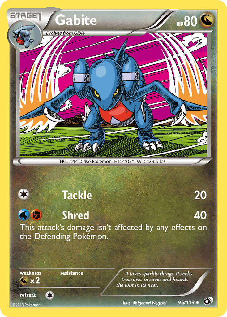 Gabite, kortbilde fra pokemontcg.io