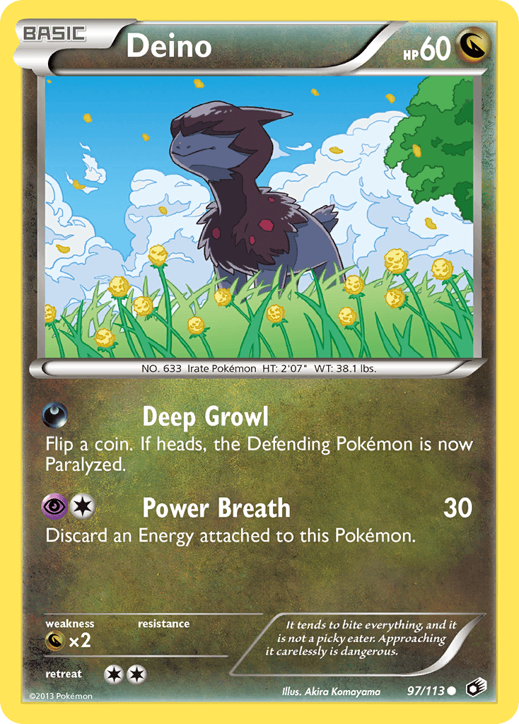 Deino, kortbilde fra pokemontcg.io