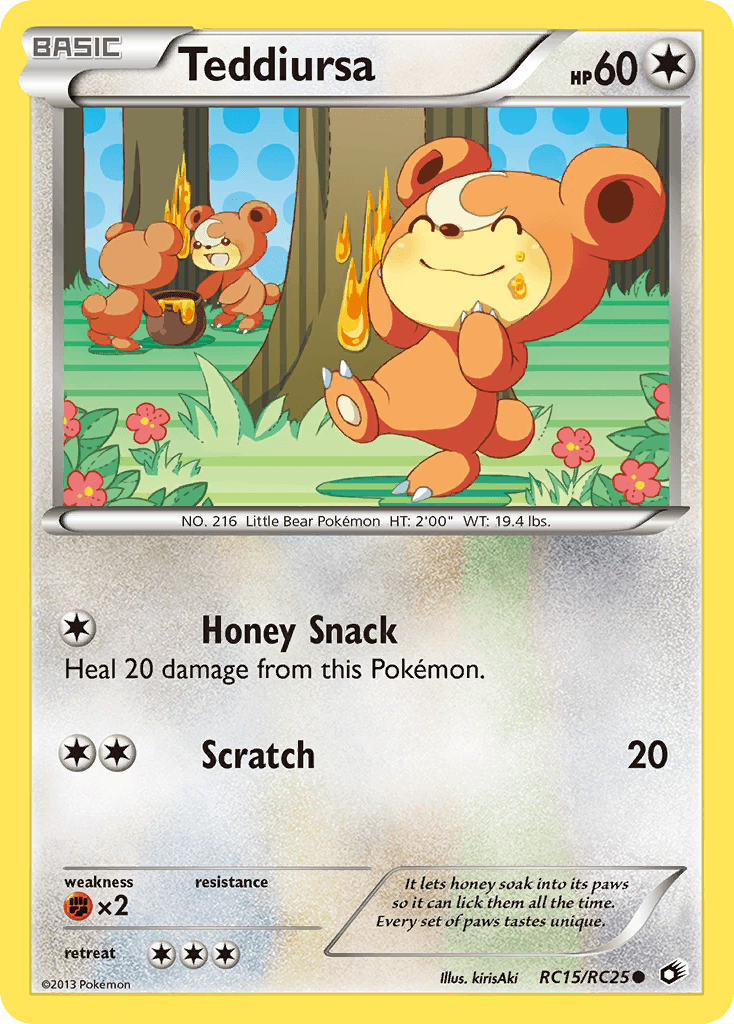 Teddiursa, kortbilde fra pokemontcg.io