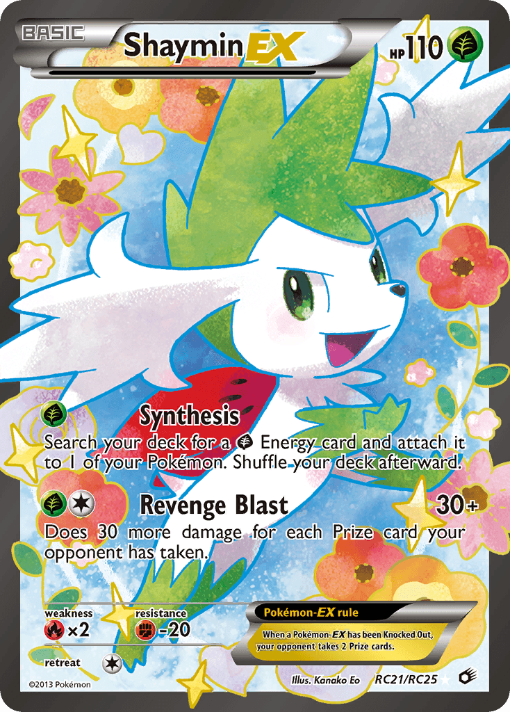 Shaymin-EX, kortbilde fra pokemontcg.io