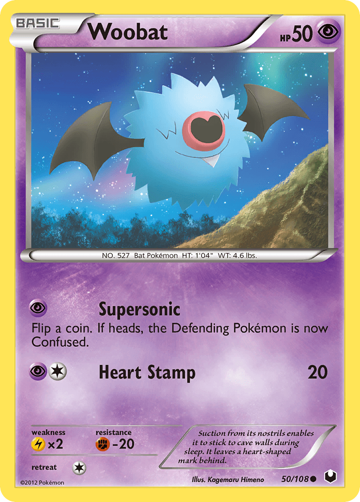 Woobat, kortbilde fra pokemontcg.io