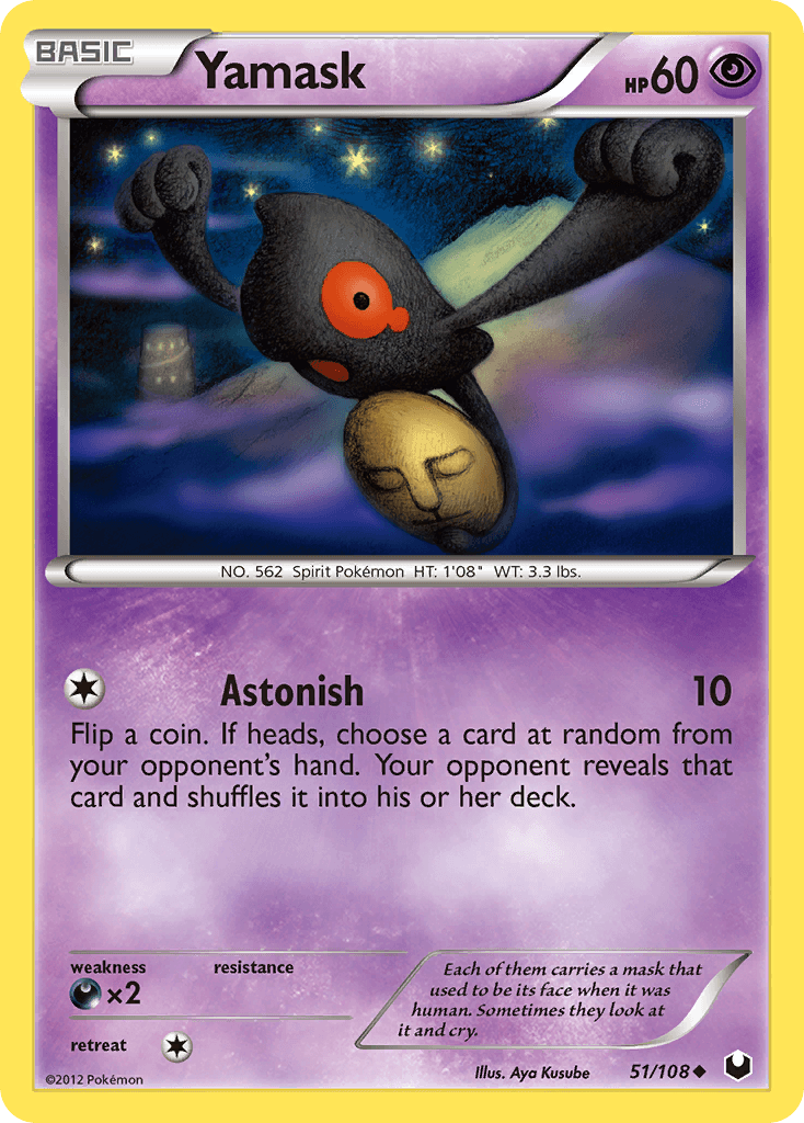 Yamask, kortbilde fra pokemontcg.io