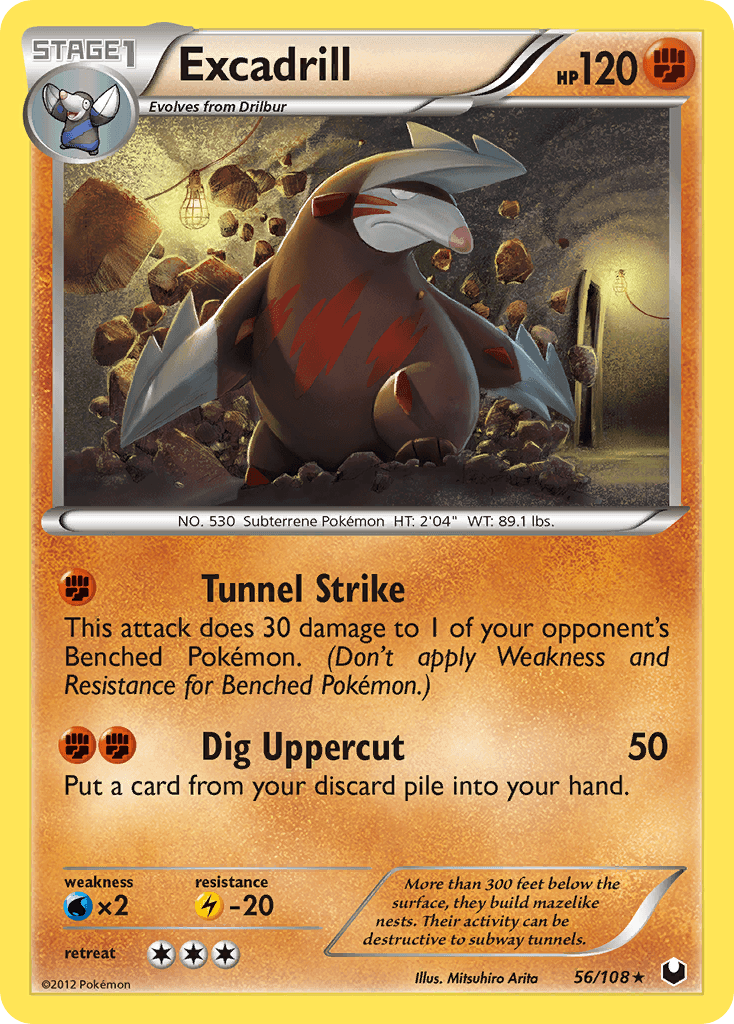 Excadrill, kortbilde fra pokemontcg.io