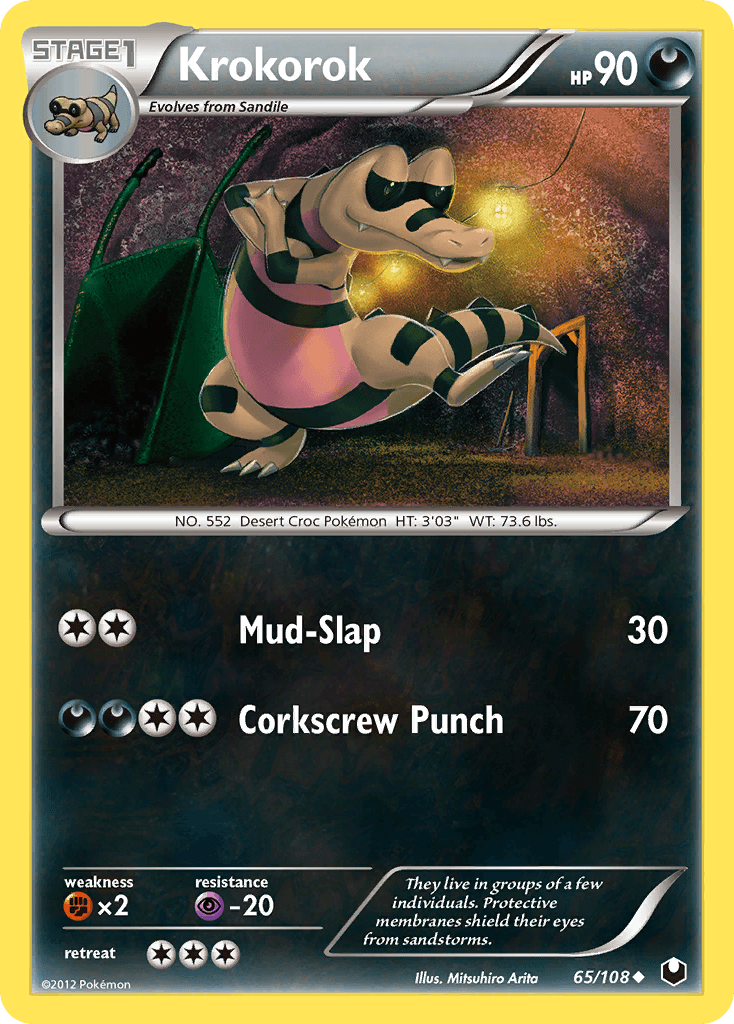 Krokorok, kortbilde fra pokemontcg.io