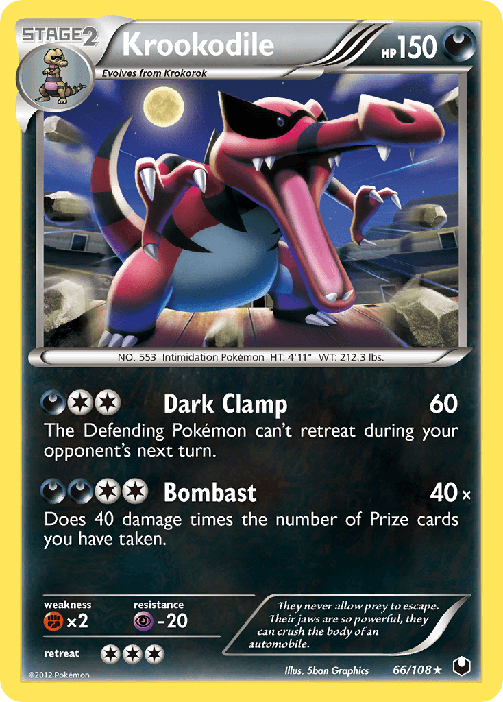 Krookodile, kortbilde fra pokemontcg.io
