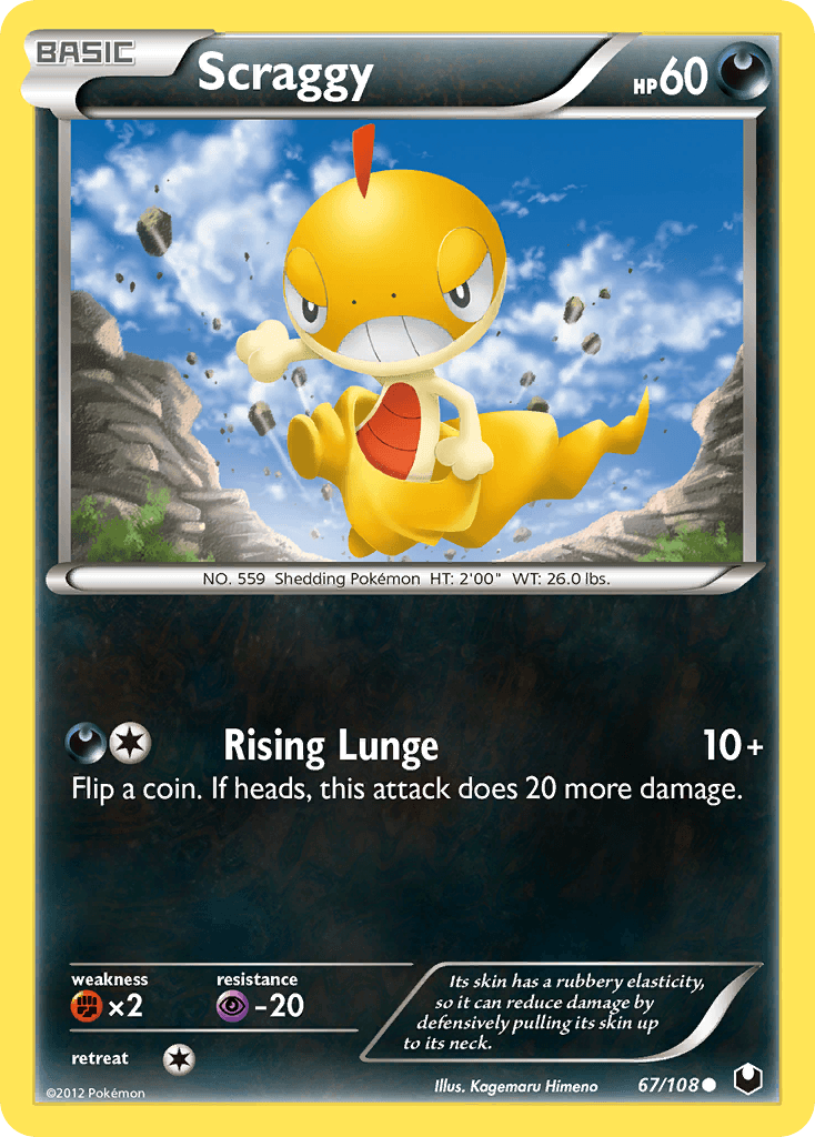 Scraggy, kortbilde fra pokemontcg.io