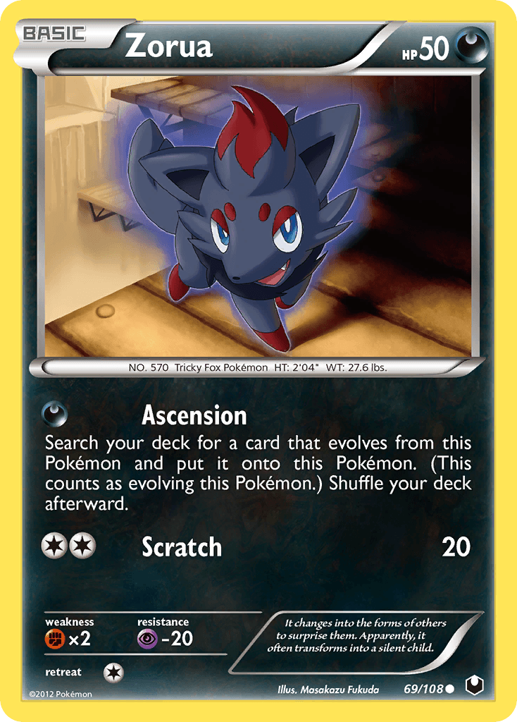 Zorua, kortbilde fra pokemontcg.io