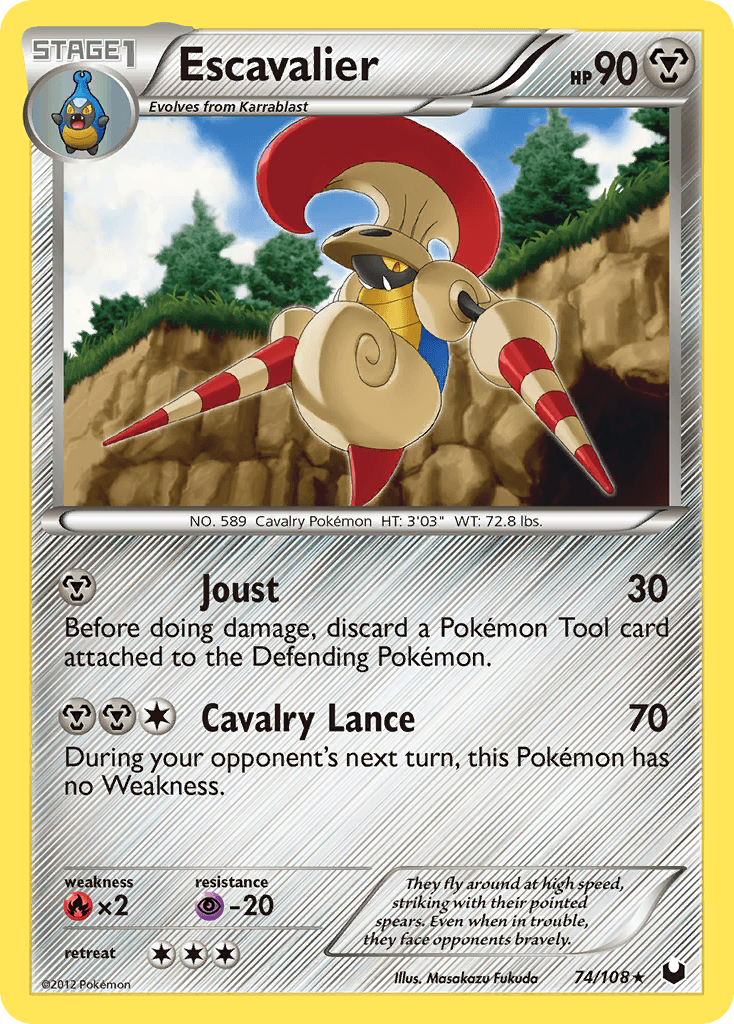 Escavalier, kortbilde fra pokemontcg.io