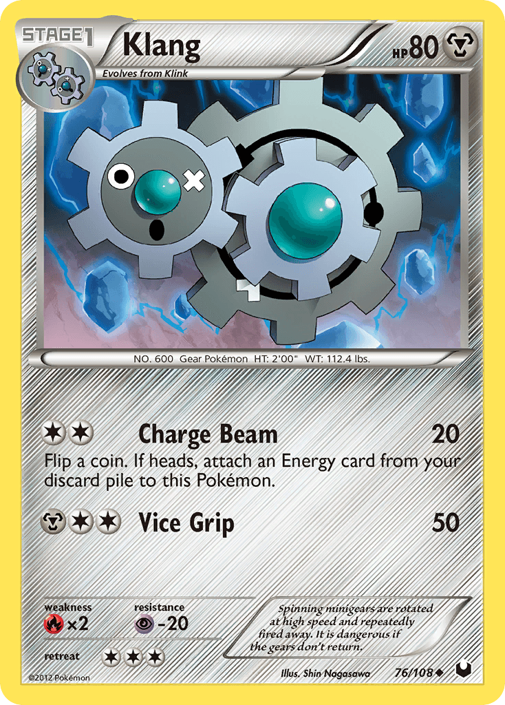 Klang, kortbilde fra pokemontcg.io