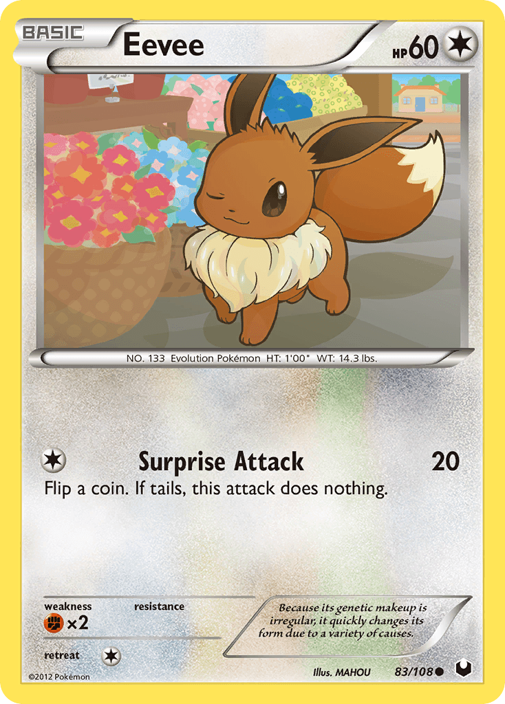 Eevee, kortbilde fra pokemontcg.io