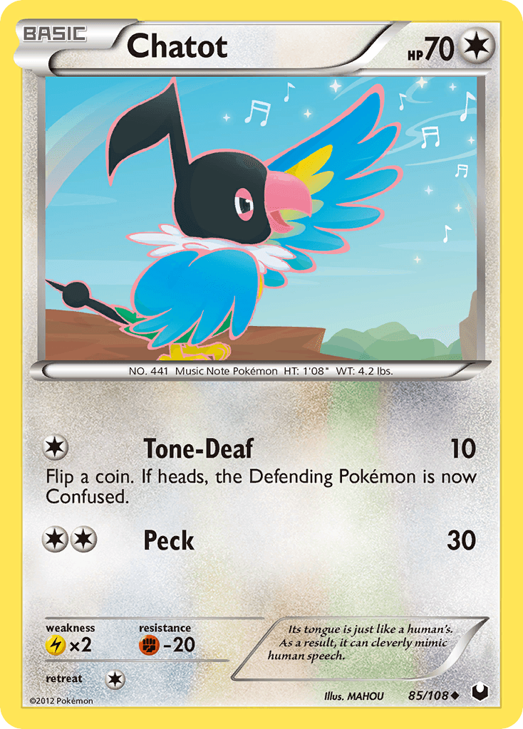 Chatot, kortbilde fra pokemontcg.io