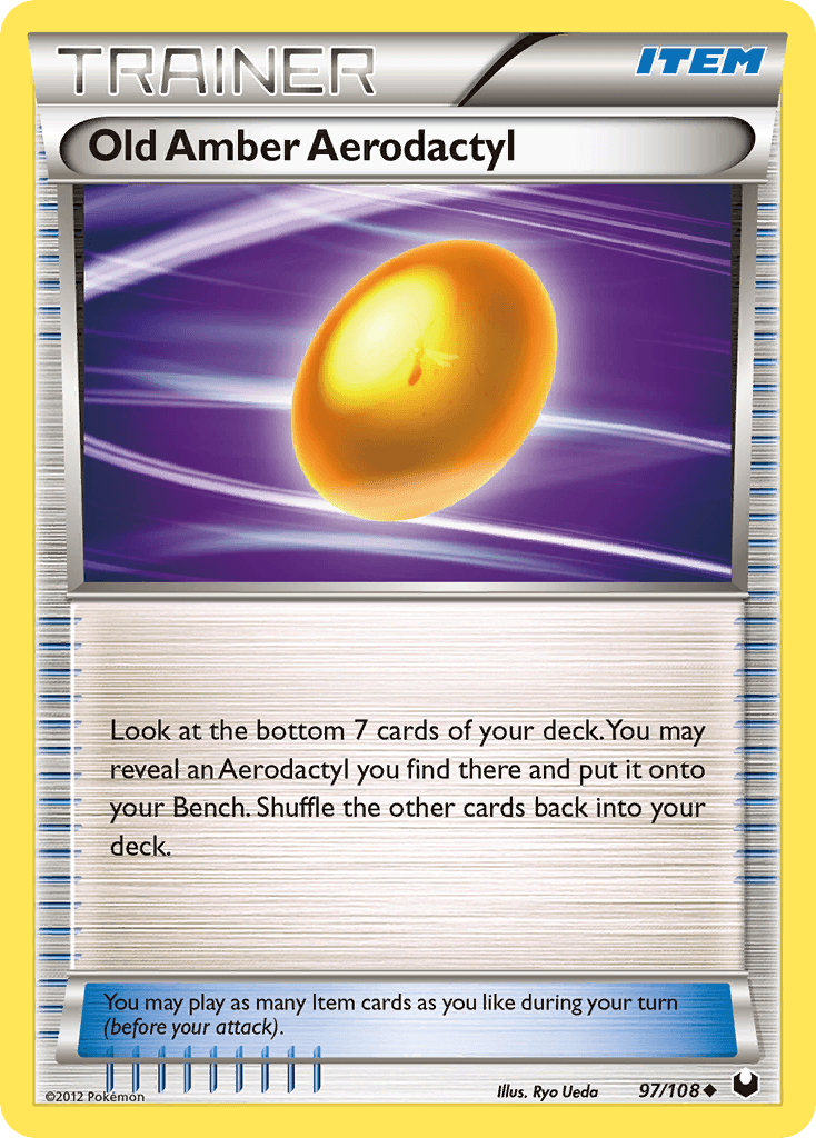 Old Amber Aerodactyl, kortbilde fra pokemontcg.io