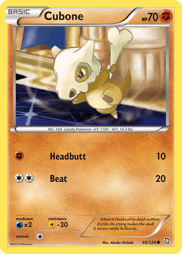 Cubone, kortbilde fra pokemontcg.io