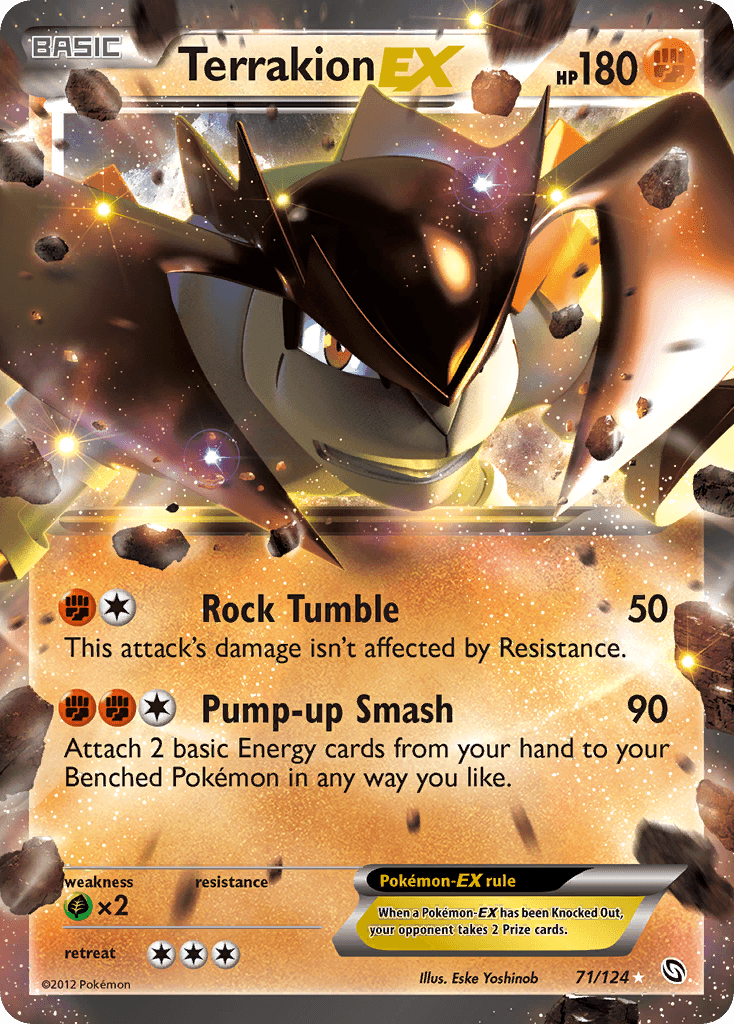 Terrakion-EX, kortbilde fra pokemontcg.io