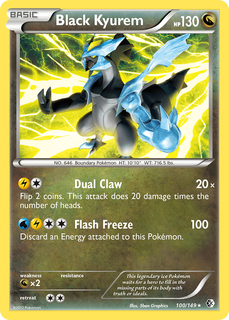 Black Kyurem, kortbilde fra pokemontcg.io