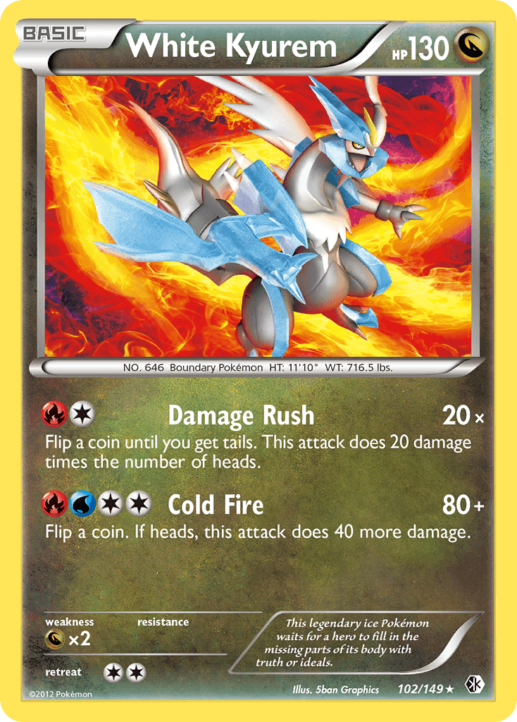 White Kyurem, kortbilde fra pokemontcg.io