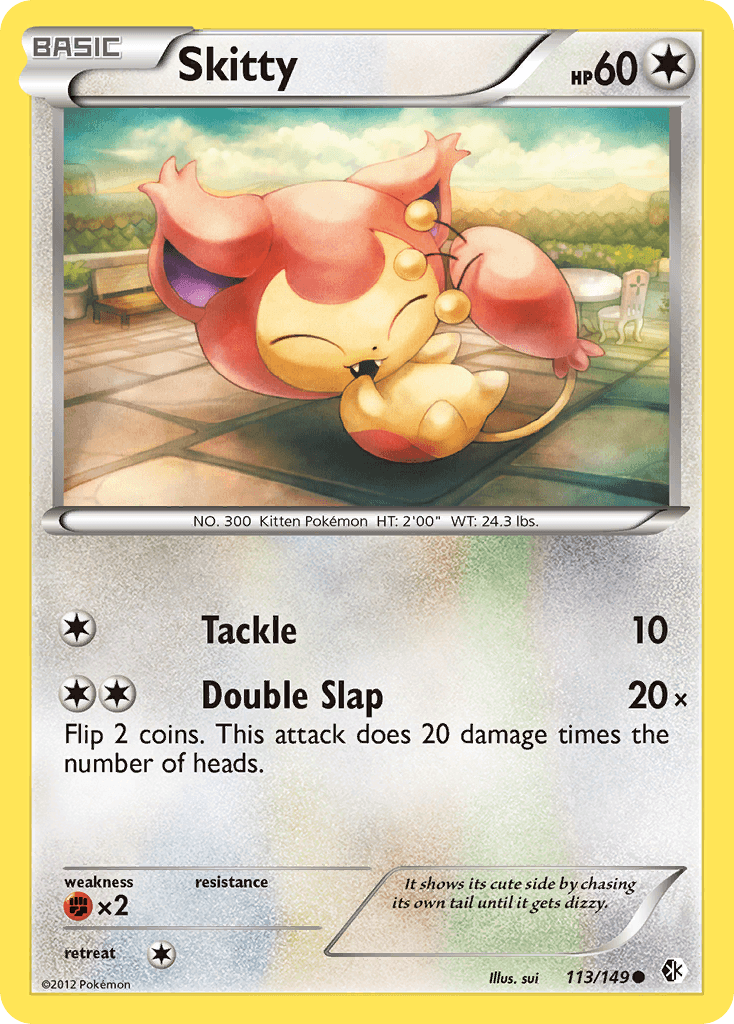 Skitty, kortbilde fra pokemontcg.io