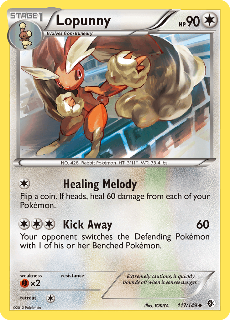 Lopunny, kortbilde fra pokemontcg.io