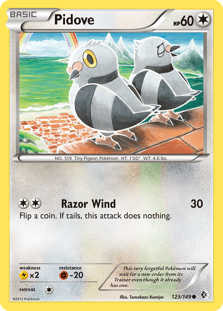 Pidove, kortbilde fra pokemontcg.io