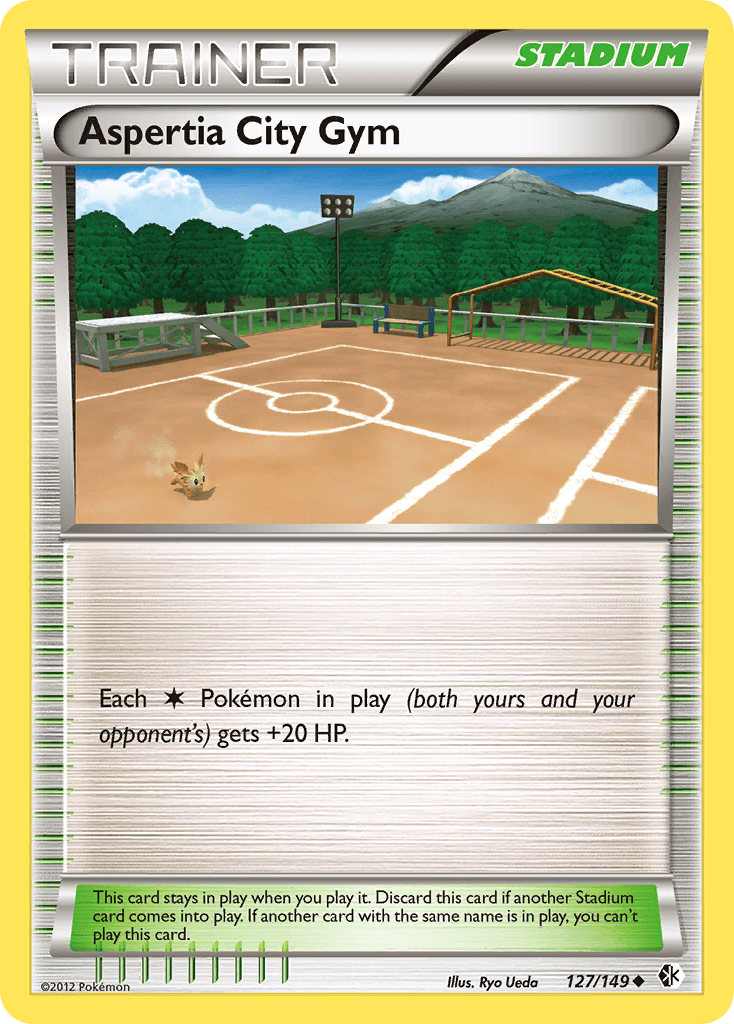 Aspertia City Gym, kortbilde fra pokemontcg.io