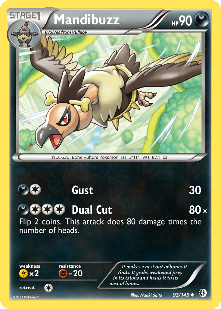 Mandibuzz, kortbilde fra pokemontcg.io