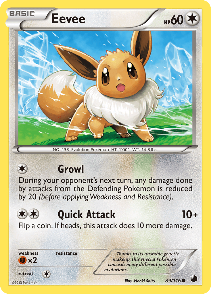 Eevee, kortbilde fra pokemontcg.io