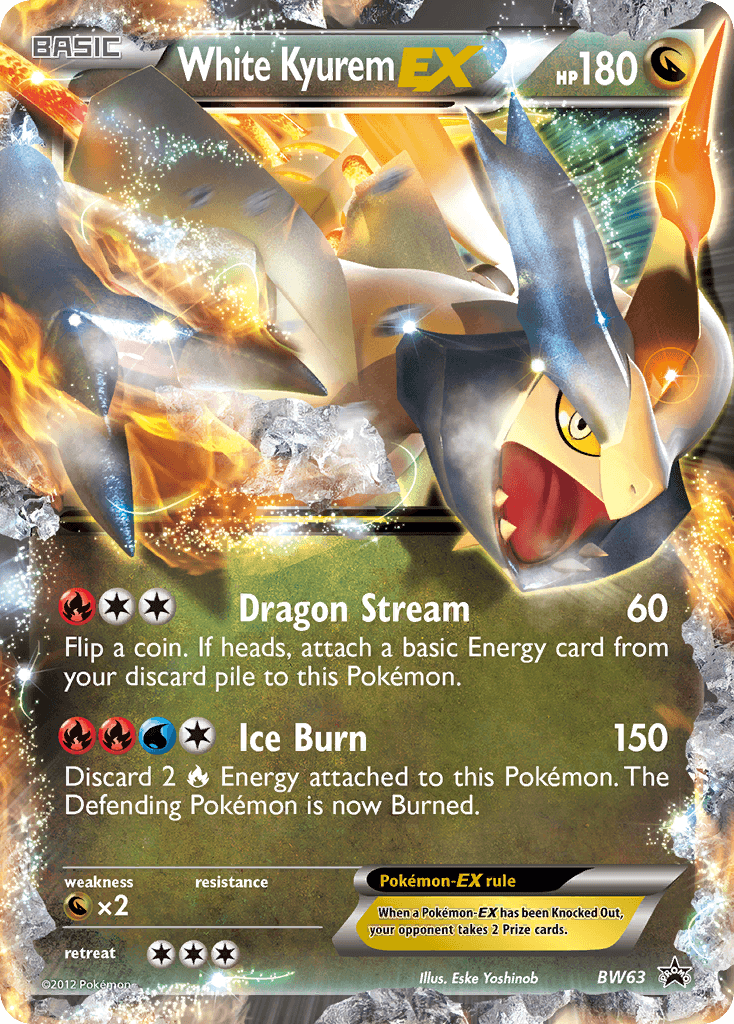 White Kyurem-EX, kortbilde fra pokemontcg.io