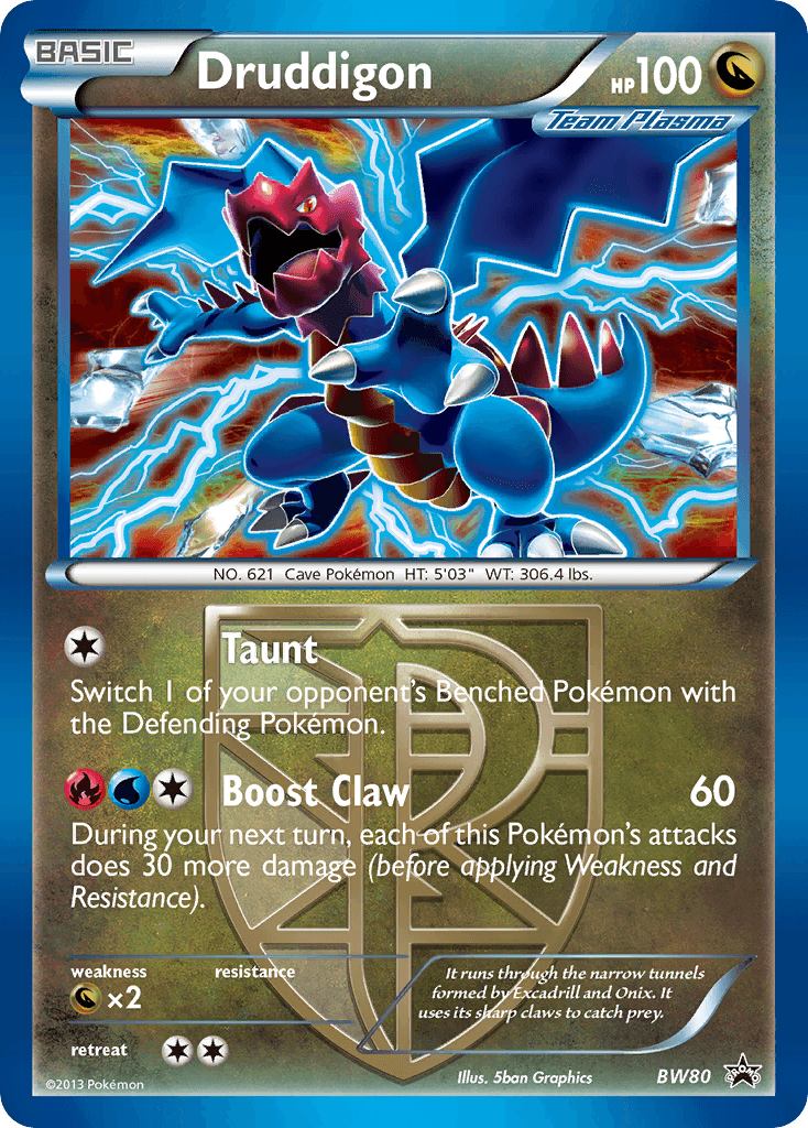 Druddigon, kortbilde fra pokemontcg.io