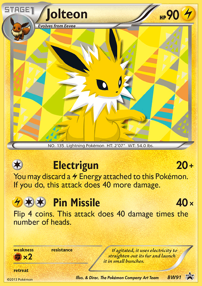 Jolteon, kortbilde fra pokemontcg.io