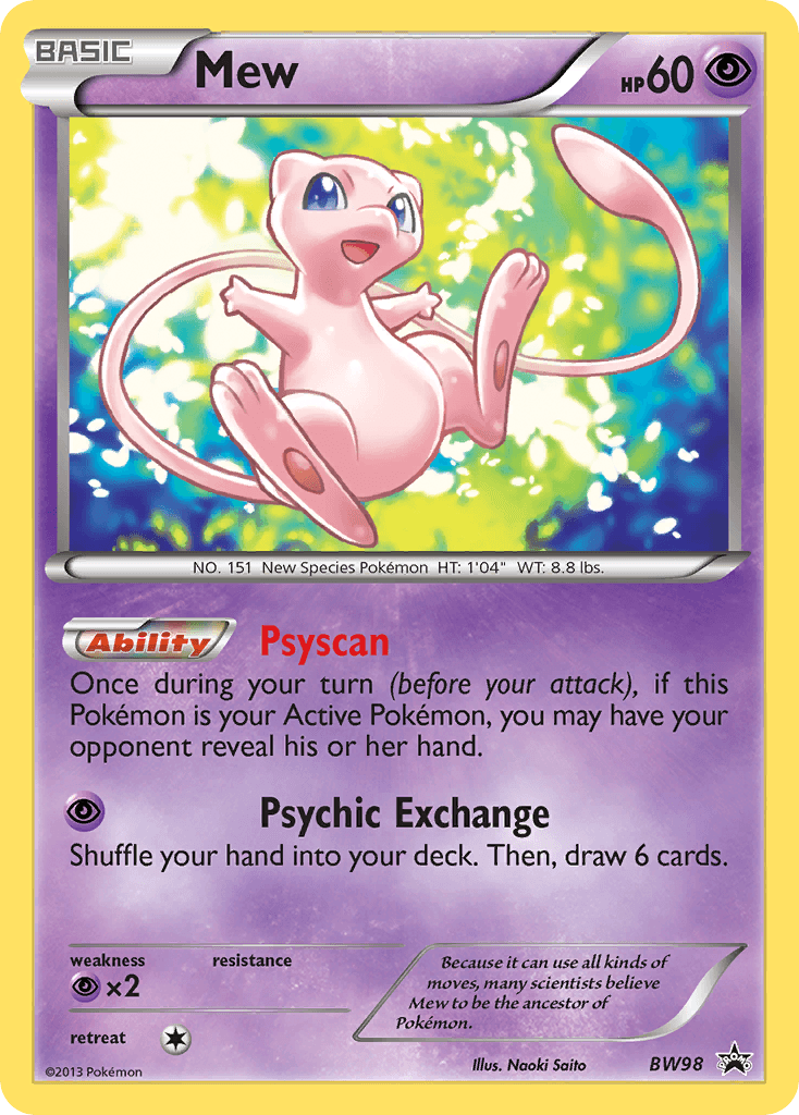 Mew, kortbilde fra pokemontcg.io