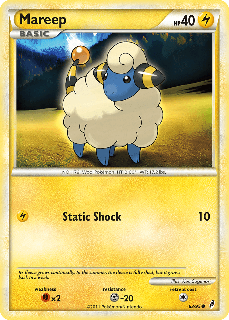 Mareep, kortbilde fra pokemontcg.io