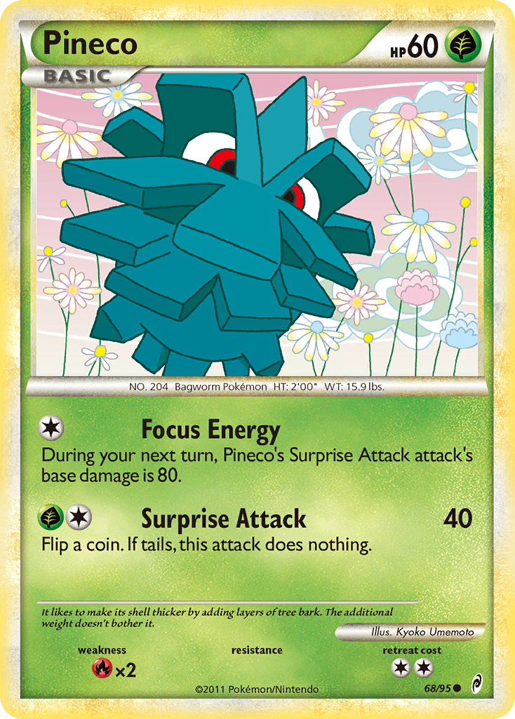 Pineco, kortbilde fra pokemontcg.io