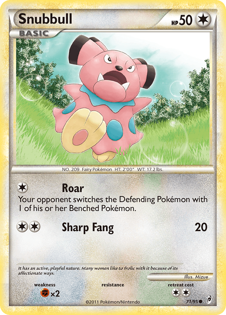 Snubbull, kortbilde fra pokemontcg.io
