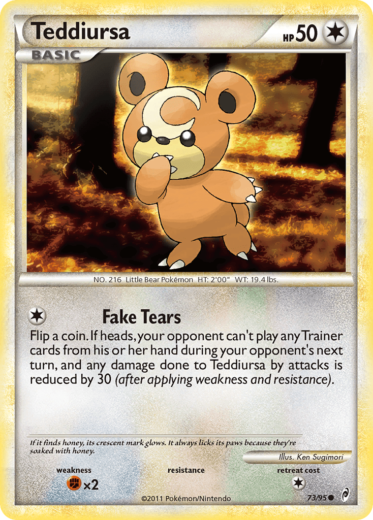 Teddiursa, kortbilde fra pokemontcg.io