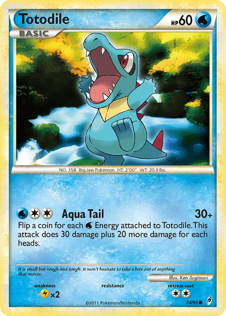 Totodile, kortbilde fra pokemontcg.io