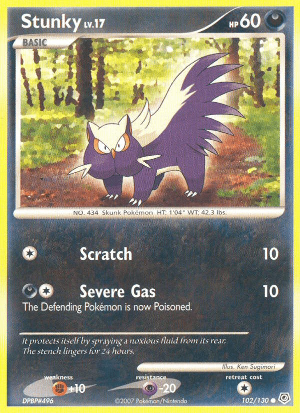 Stunky, kortbilde fra pokemontcg.io