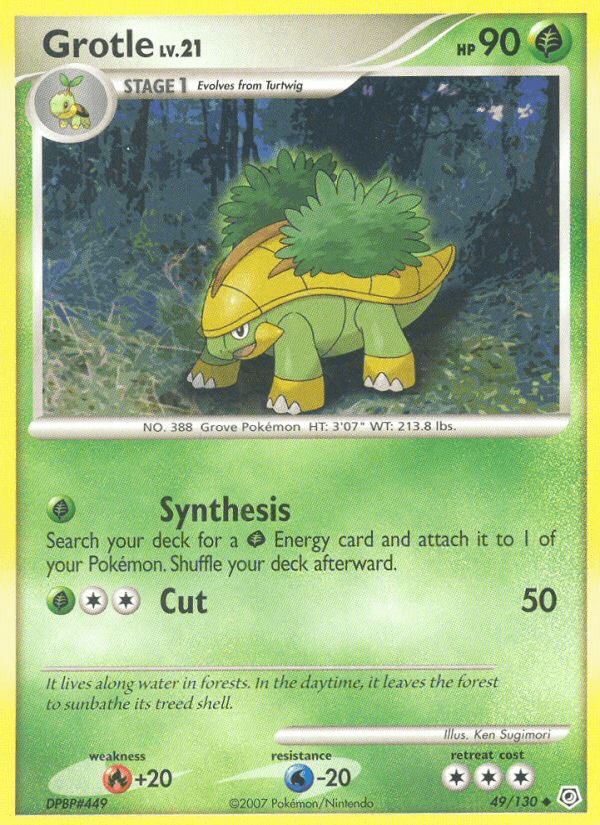 Grotle, kortbilde fra pokemontcg.io