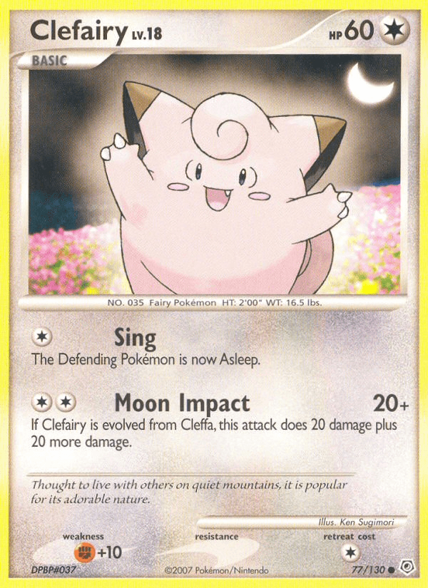 Clefairy, kortbilde fra pokemontcg.io