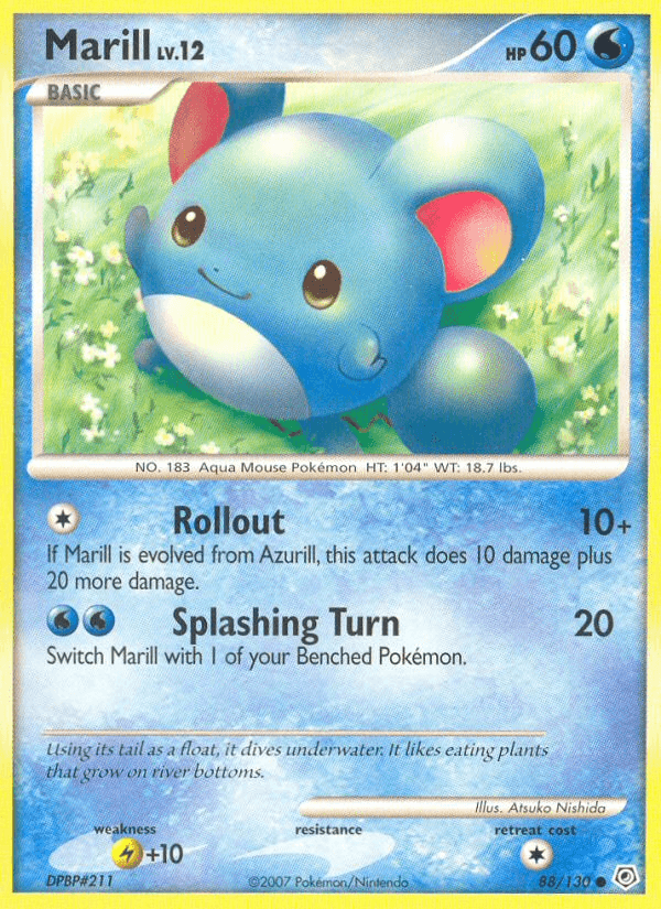 Marill, kortbilde fra pokemontcg.io